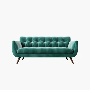 Žalia sofa